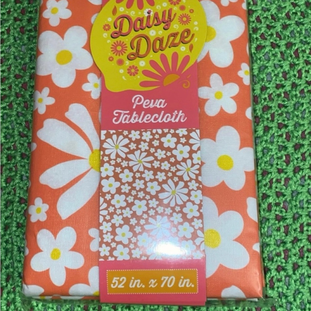 Groovy MCM retro style tablecloth